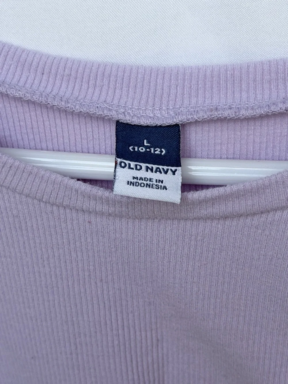 Old Navy Lavender Ruffle Sleeve Tee